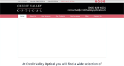 Desktop Screenshot of creditvalleyoptical.com