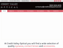 Tablet Screenshot of creditvalleyoptical.com